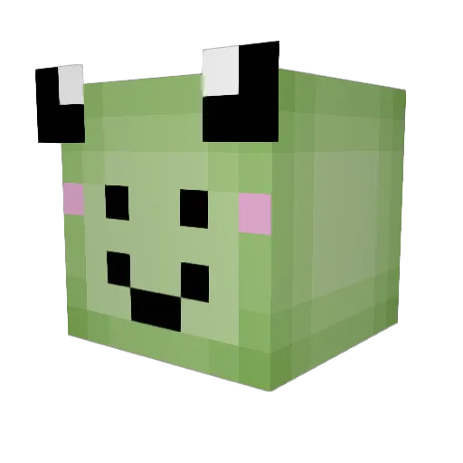 desraec Minecraft avatar head, 3D render