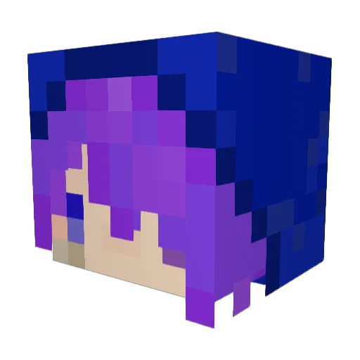 dessert817 Minecraft avatar head, 3D render