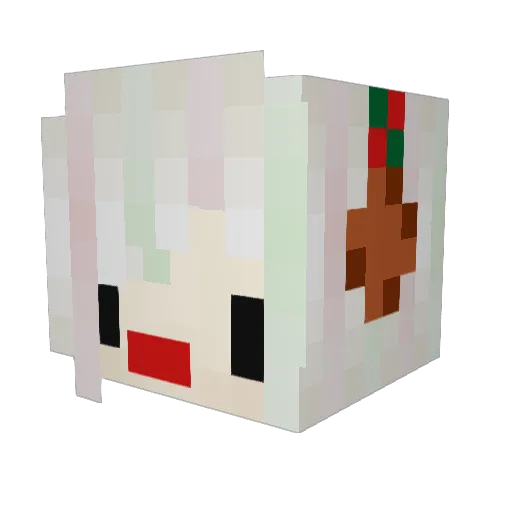 destofcookie Minecraft avatar head, 3D render