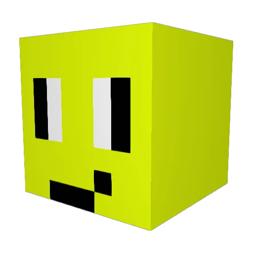 destroy9994 Minecraft avatar head, 3D render