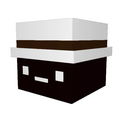 destroyedgraves Minecraft avatar head, 3D render