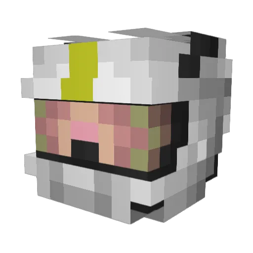 destroyer020105 Minecraft avatar head, 3D render