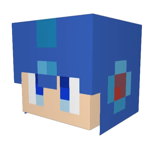 destroyer21001 Minecraft avatar head, 3D render