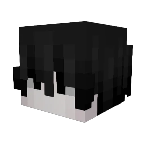 destructivescene Minecraft avatar head, 3D render