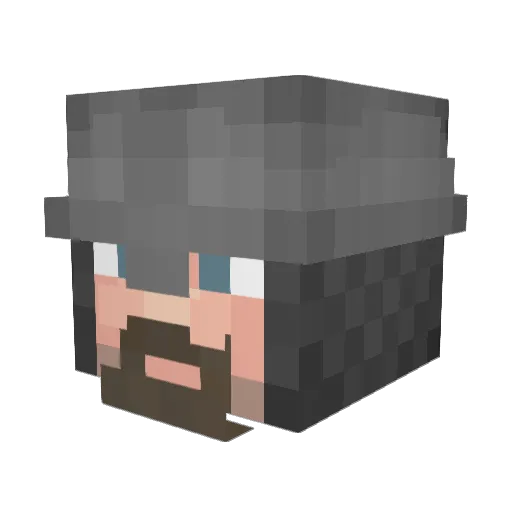 destynite Minecraft avatar head, 3D render