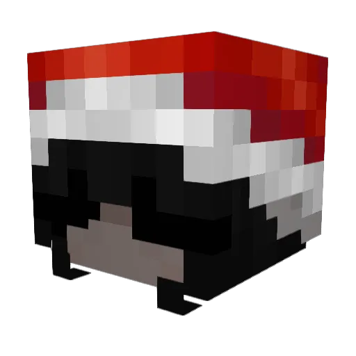 desum Minecraft avatar head, 3D render