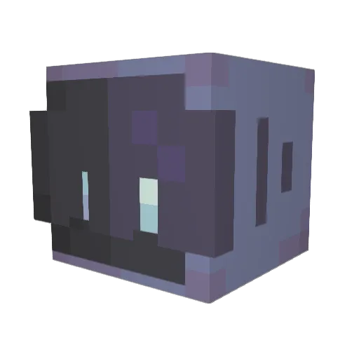 desuuy Minecraft avatar head, 3D render