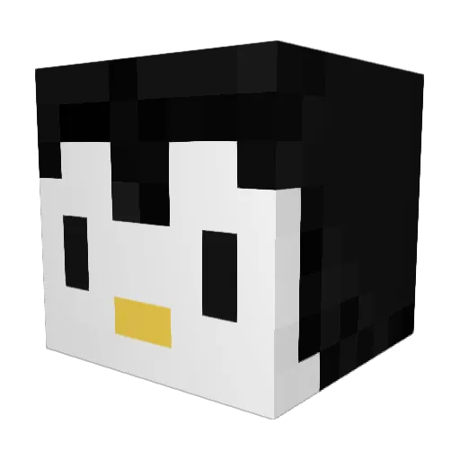 deszyy Minecraft avatar head, 3D render