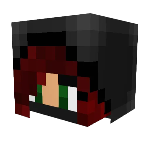 detachedrelic3 Minecraft avatar head, 3D render