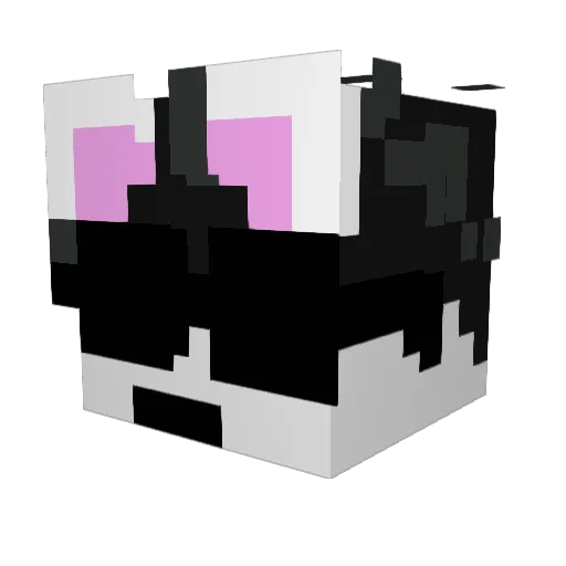 detasy Minecraft avatar head, 3D render