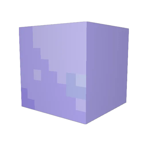 detectivehoa Minecraft avatar head, 3D render