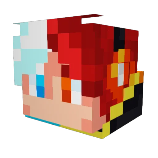 detektyw_barti Minecraft avatar head, 3D render