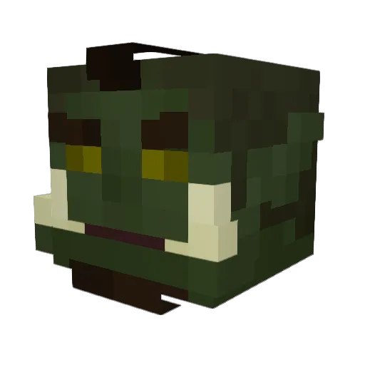 deth_x Minecraft avatar head, 3D render