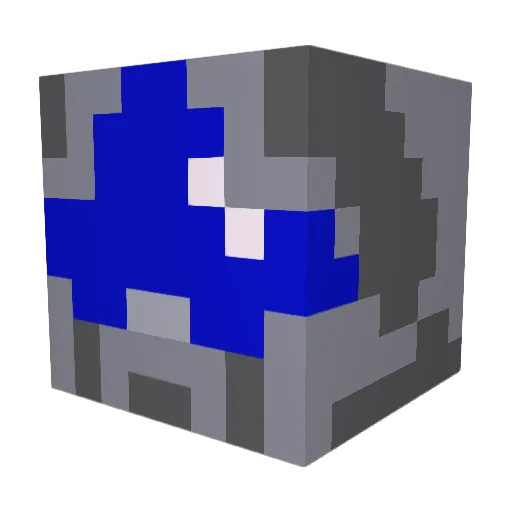 detraxit Minecraft avatar head, 3D render
