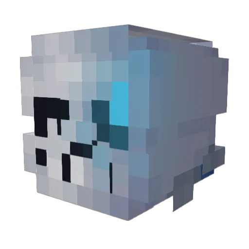 detrio1 Minecraft avatar head, 3D render
