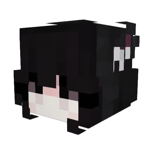 deu5s Minecraft avatar head, 3D render