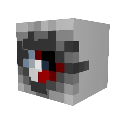 dev_not_found Minecraft avatar head, 3D render