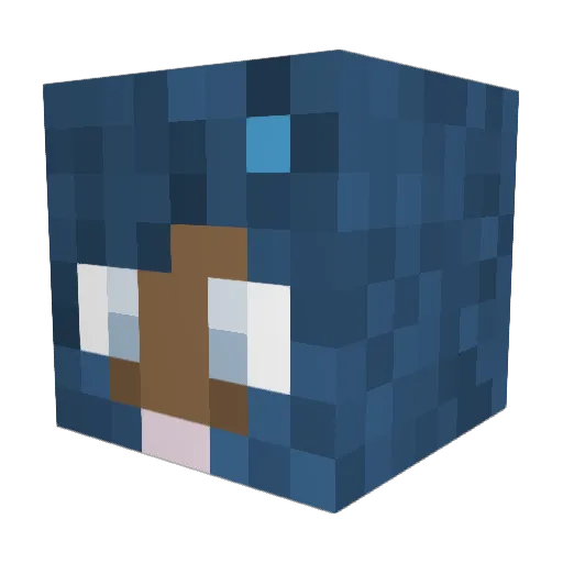 deva1223 Minecraft avatar head, 3D render