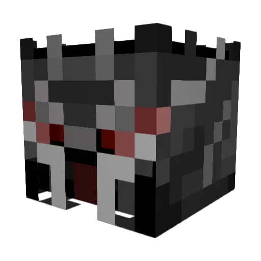 devalt Minecraft avatar head, 3D render