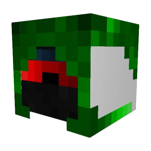 devapain60 Minecraft avatar head, 3D render