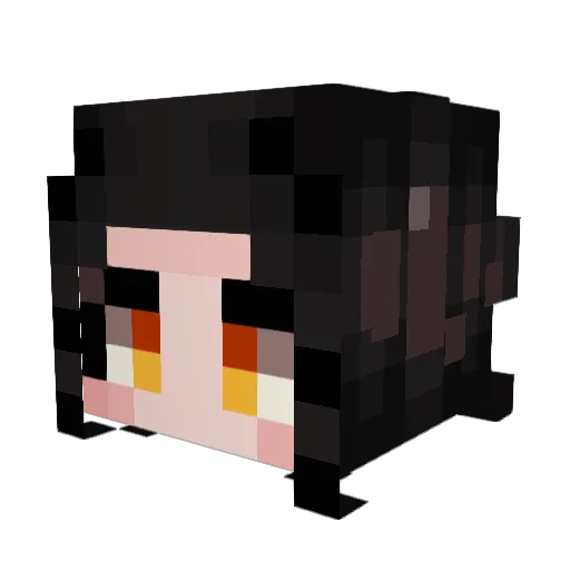 devastaterrage Minecraft avatar head, 3D render