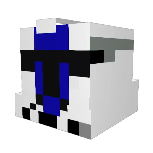 devdev98 Minecraft avatar head, 3D render