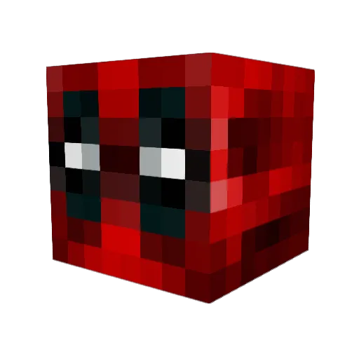 deviance87 Minecraft avatar head, 3D render