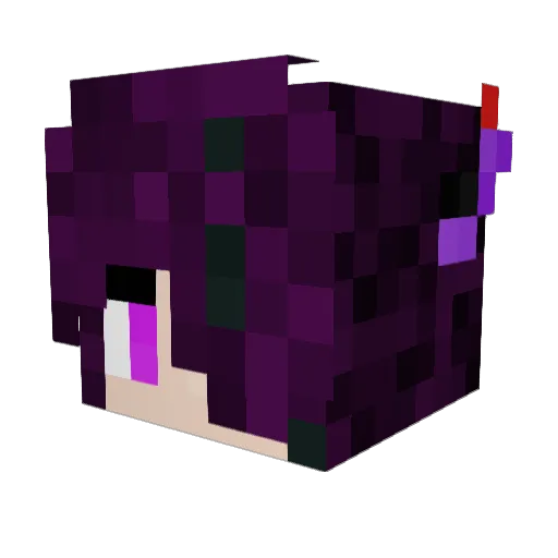 deviantsemicolon Minecraft avatar head, 3D render