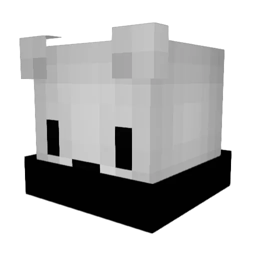 devid1234 Minecraft avatar head, 3D render