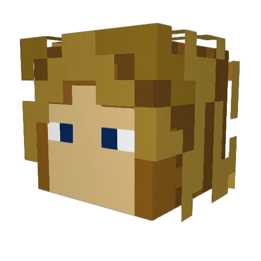 devil_gremlin Minecraft avatar head, 3D render