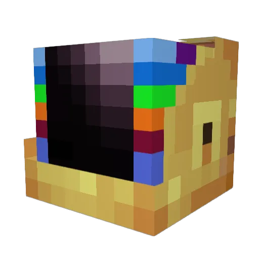 devilbosh Minecraft avatar head, 3D render