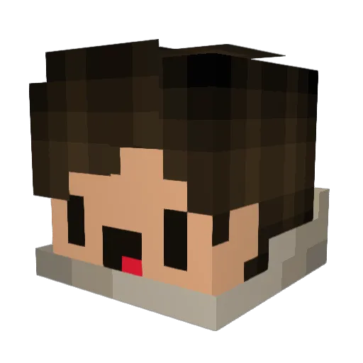 devilbulb19 Minecraft avatar head, 3D render