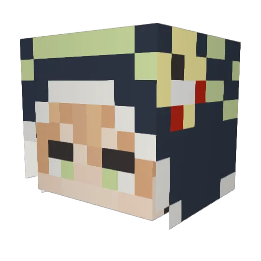 devilcouldweep Minecraft avatar head, 3D render