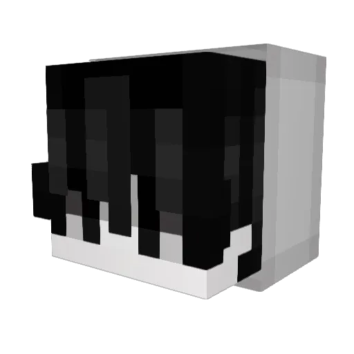 devilcute Minecraft avatar head, 3D render