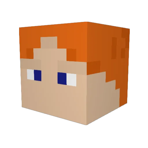 deviledegg0 Minecraft avatar head, 3D render