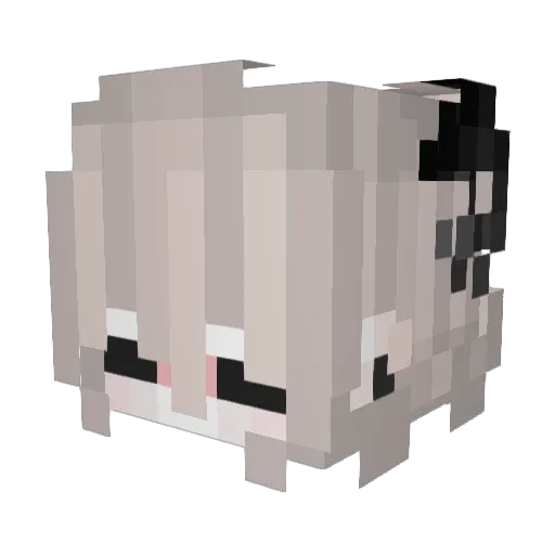 devilishalfredo Minecraft avatar head, 3D render