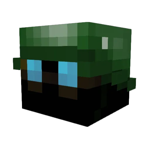 deviljoe Minecraft avatar head, 3D render