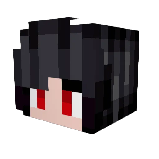 devilmancrybb Minecraft avatar head, 3D render