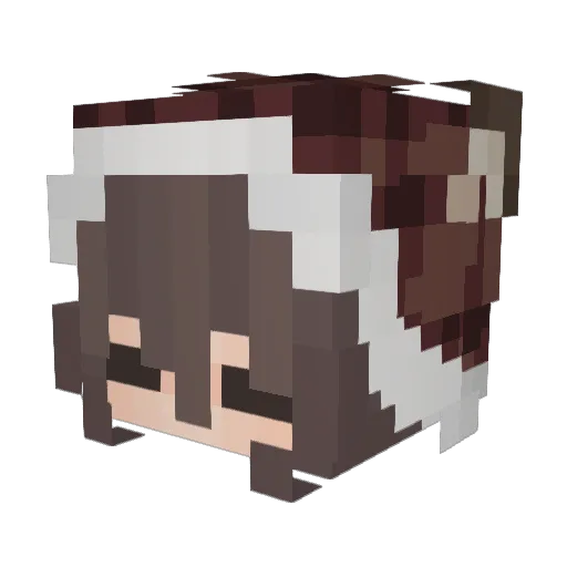 devilmania Minecraft avatar head, 3D render