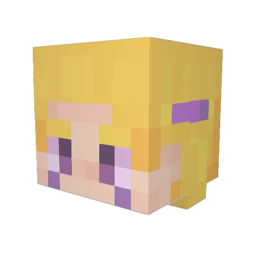devim1234 Minecraft avatar head, 3D render