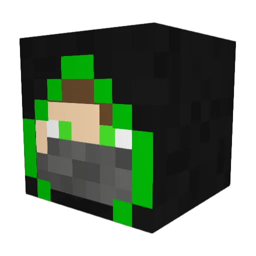 devin0314 Minecraft avatar head, 3D render