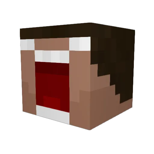 devin623 Minecraft avatar head, 3D render
