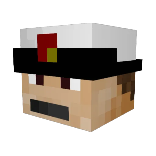 devin78677 Minecraft avatar head, 3D render