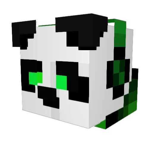 devin_12 Minecraft avatar head, 3D render
