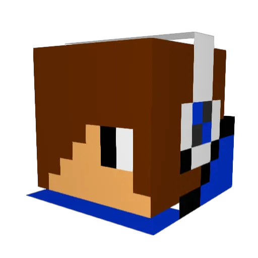 devincaudill14 Minecraft avatar head, 3D render
