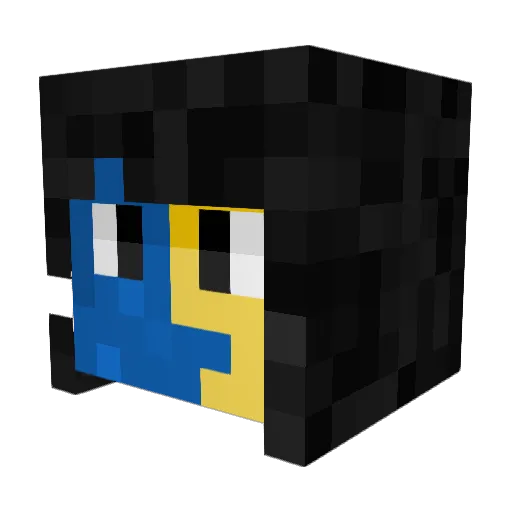 deviouspuppetry Minecraft avatar head, 3D render