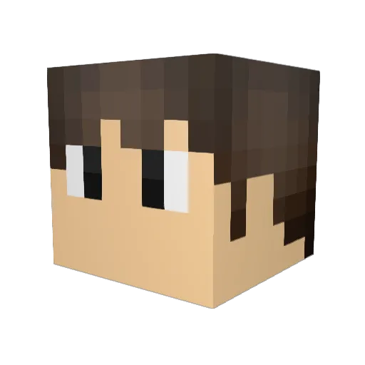 devito35 Minecraft avatar head, 3D render