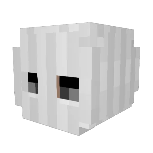 devitoanonymo Minecraft avatar head, 3D render