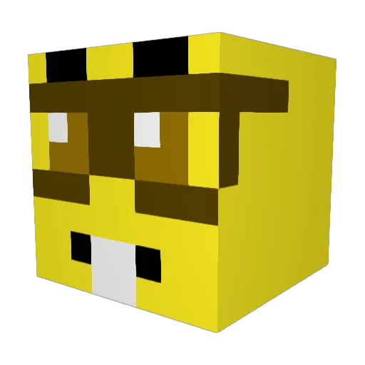deviuspringle Minecraft avatar head, 3D render