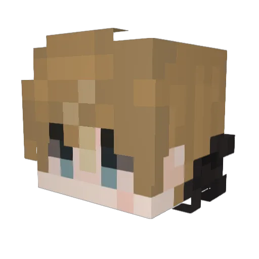 devodont Minecraft avatar head, 3D render